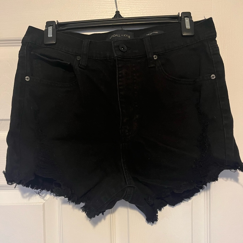Kendall and Kylie black Jean shorts